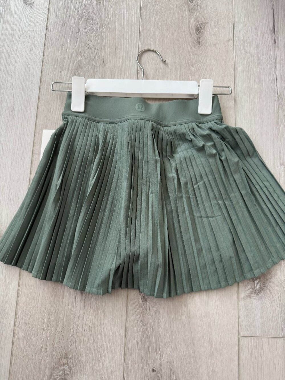 Grey Eucalyptus Lululemon Varsity High Rise Pleated Tennis Skirt